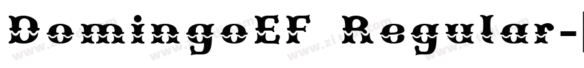 DomingoEF Regular字体转换